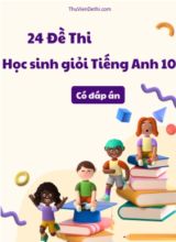 Bộ 24 Đề thi học sinh giỏi tiếng Anh 10 (Có đáp án)